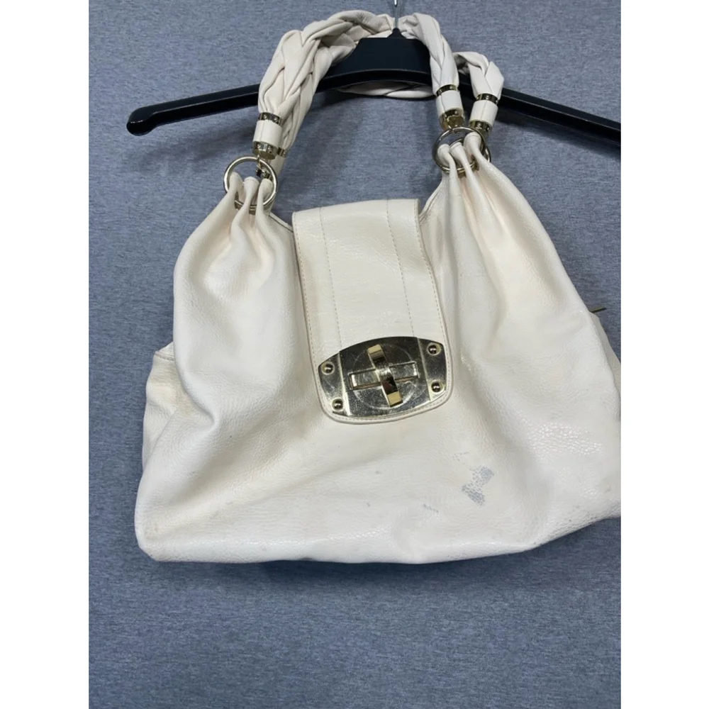 Charming Charlies cream and gold Handbag